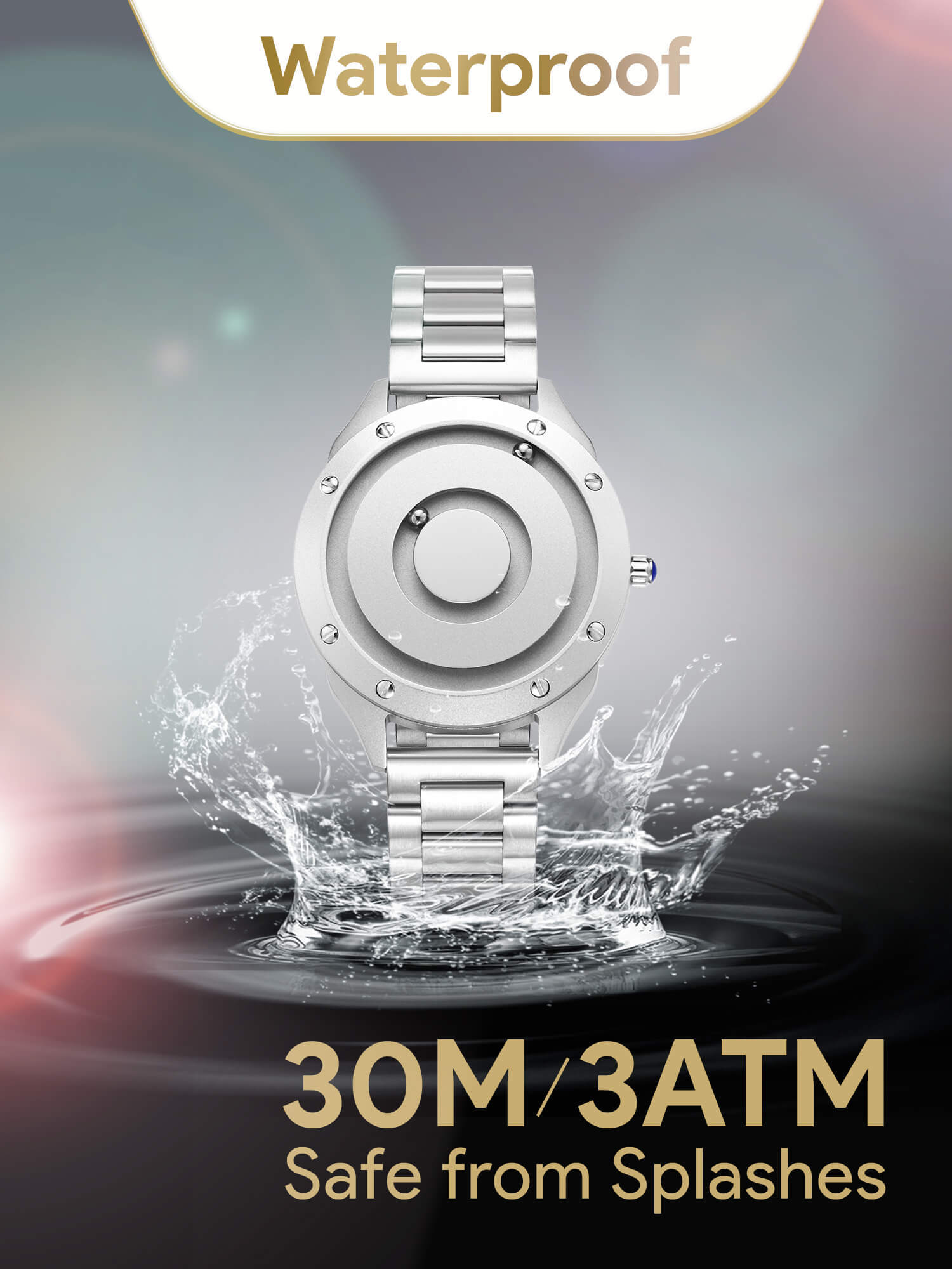 EUTOUR Women's Watch Two Tone 36mm Dial