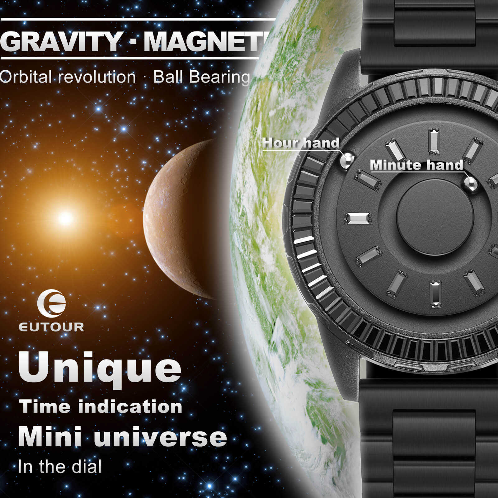 EUTOUR Magnetic Fancy Quartz Watches