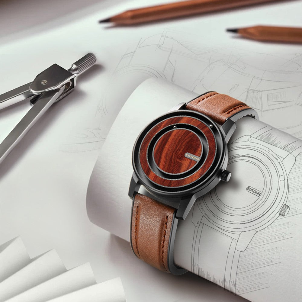EUTOUR Magnetic Nature Series Wooden Watch