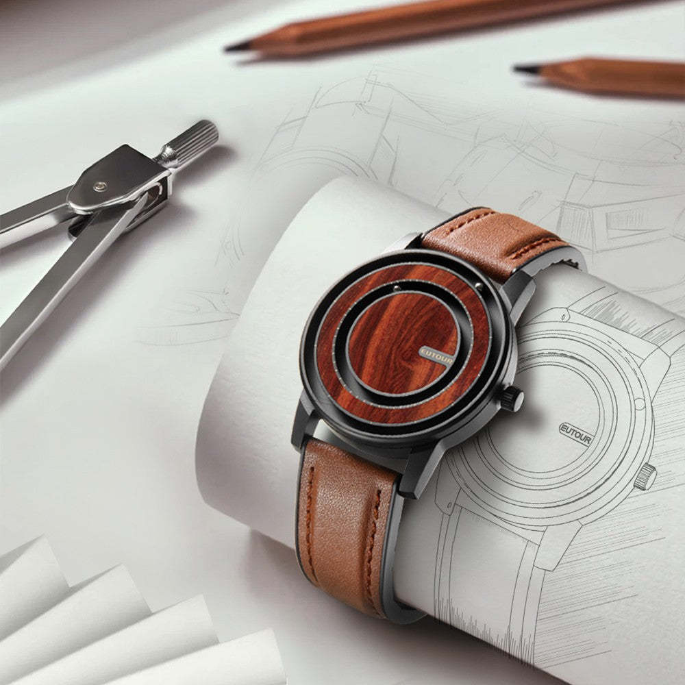 EUTOUR Magnetic Nature Series Wooden Watch