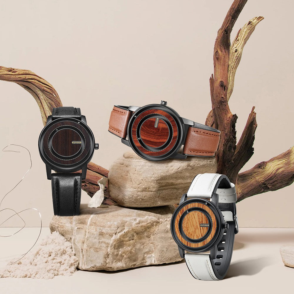 EUTOUR Magnetic Nature Series Wooden Watch