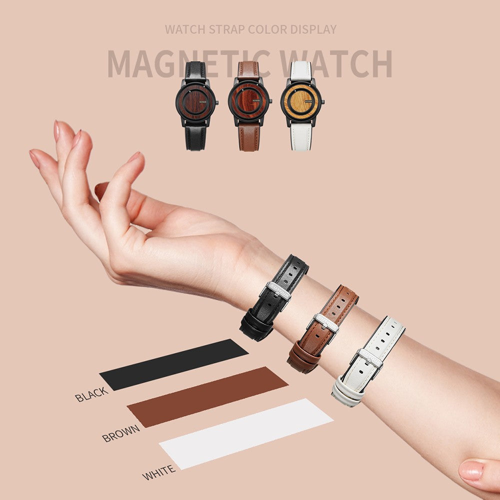 EUTOUR Magnetic Nature Series Wooden Watch