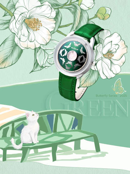 Primeforges Magnetic Ladies Butterfly Watch