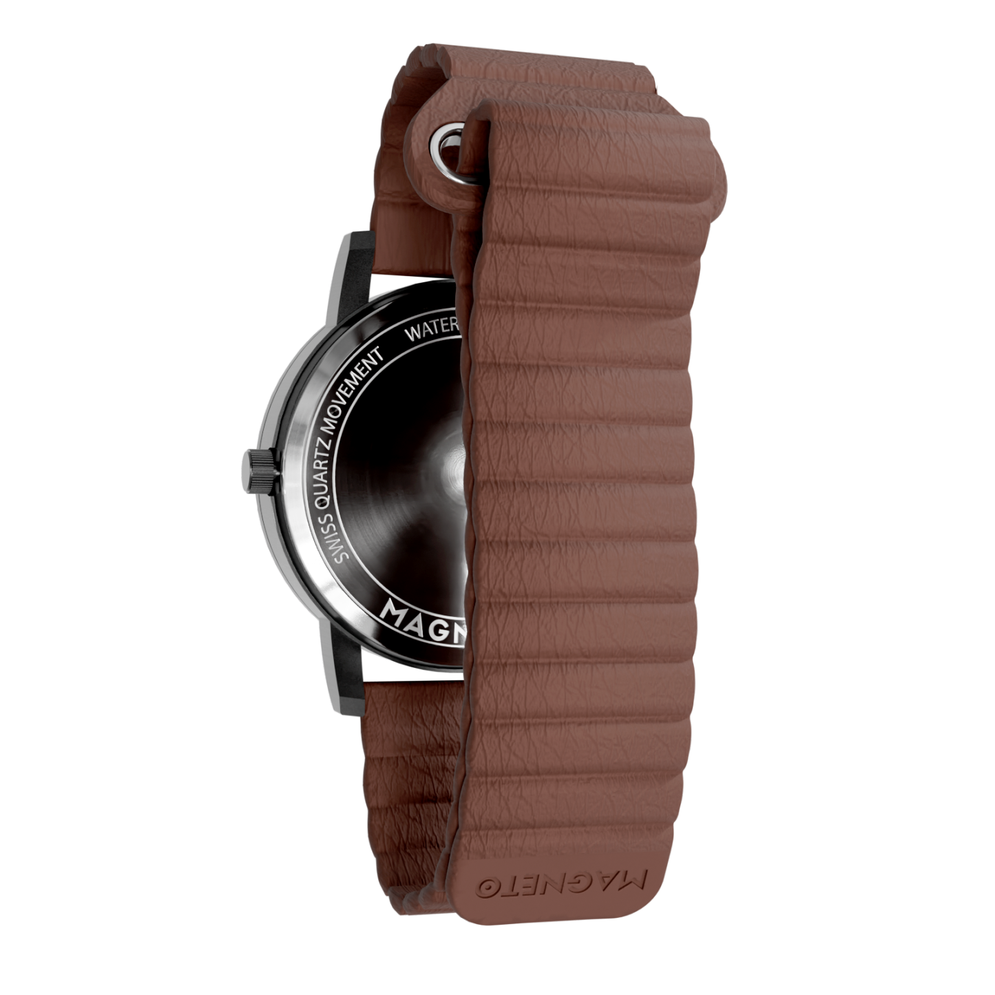 Synthetic Leather Magnetic Brown