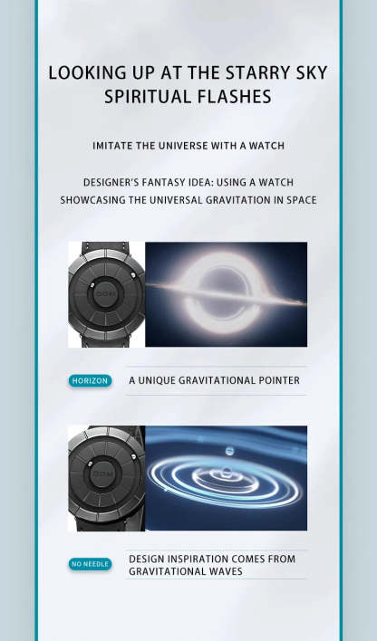 DOM 1753 Creative Design Watches Men Magnetic Watches