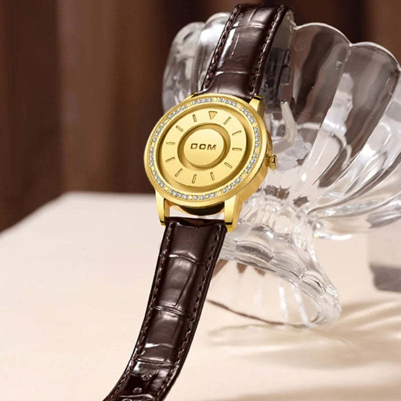 DOM 1758 Top Trend Concept Personality Creative Roller Pointer New Watch