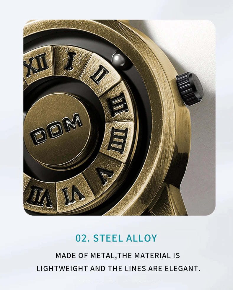 DOM Fashion Cool Magnetic Suspension Watch