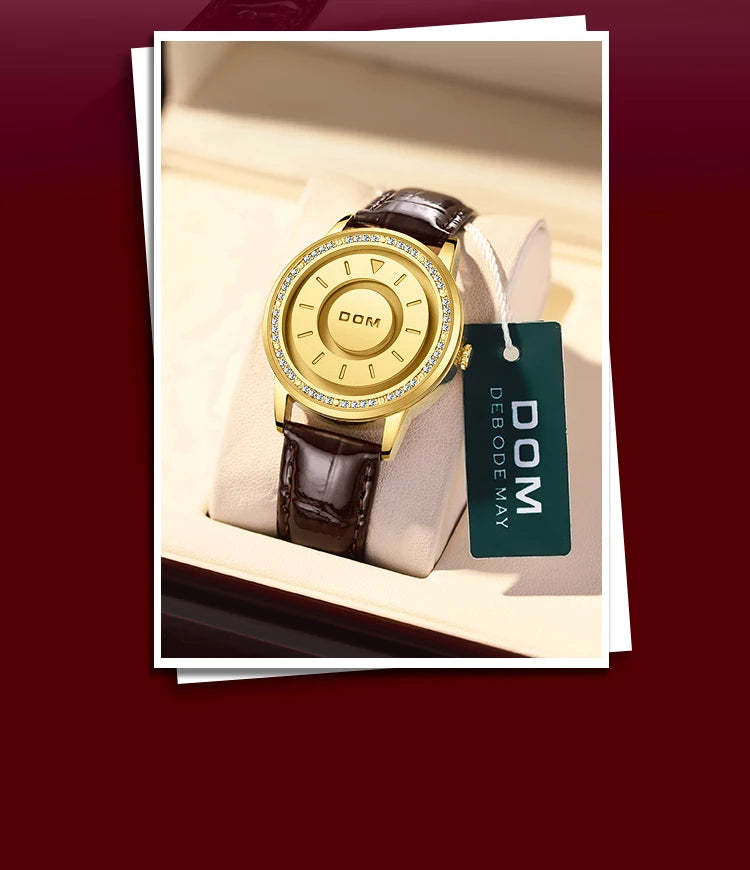 DOM 1758 Top Trend Concept Personality Creative Roller Pointer New Watch