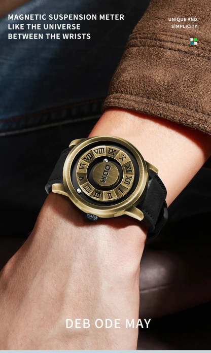 DOM Fashion Cool Magnetic Suspension Watch