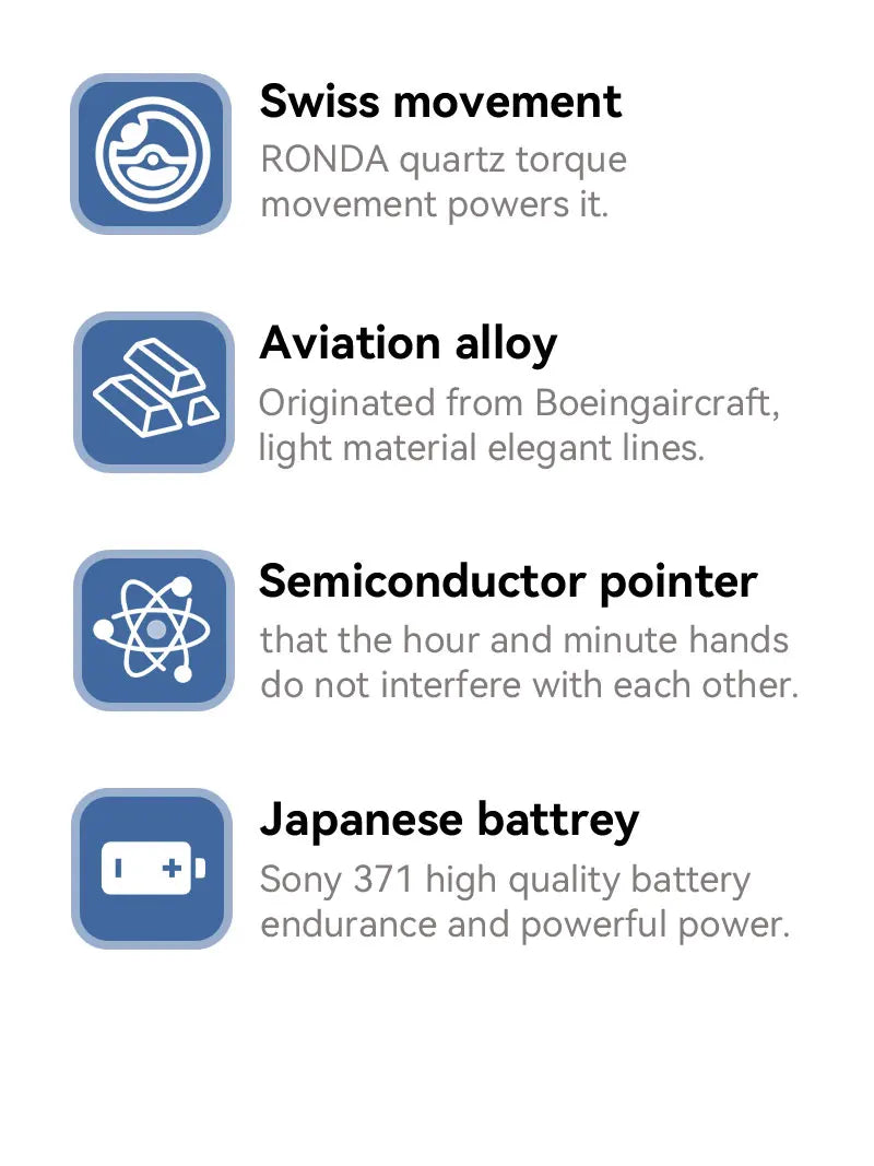 EUTOUR Stardard Quality Magnet Watch Classic 5 ATM Water proof