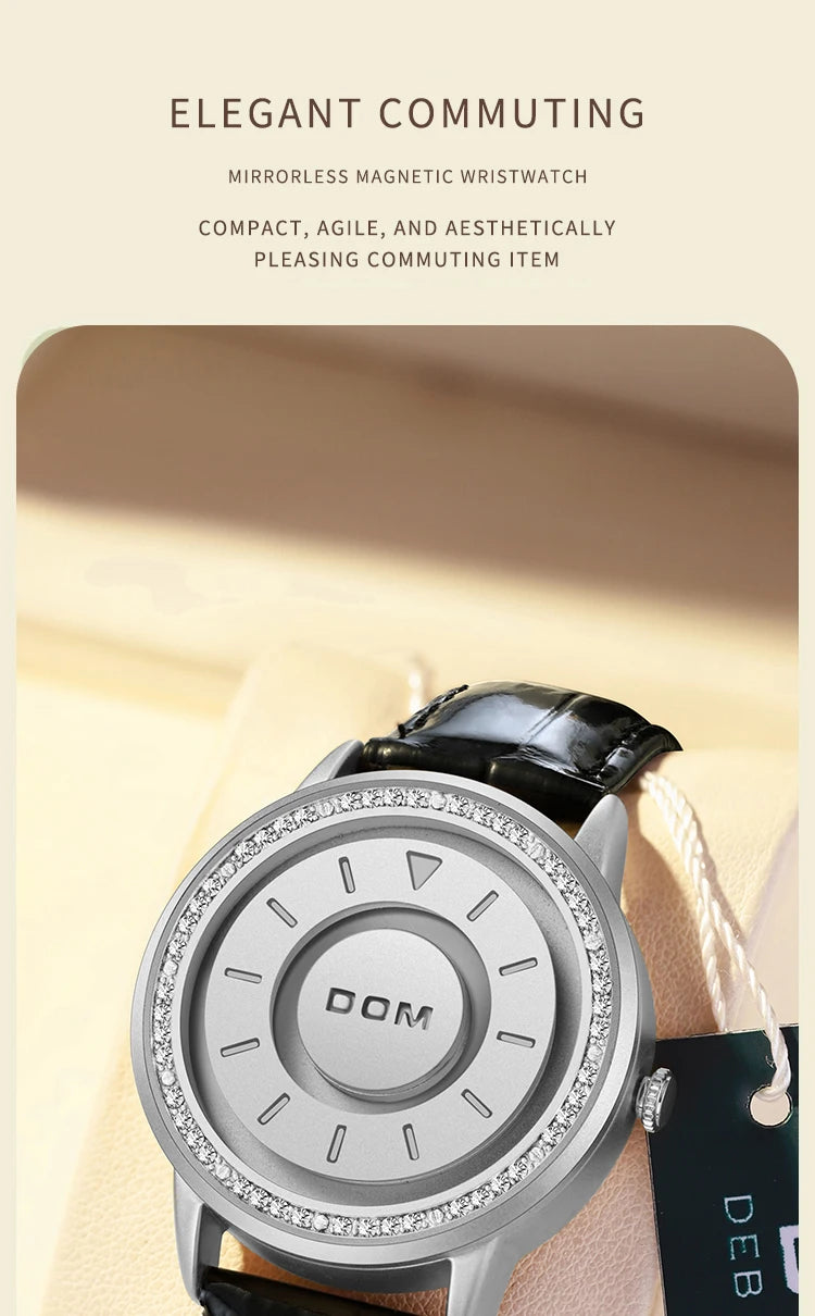 DOM 1758 Top Trend Concept Personality Creative Roller Pointer New Watch