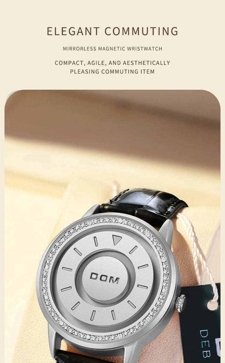 DOM 1758 Top Trend Concept Personality Creative Roller Pointer New Watch