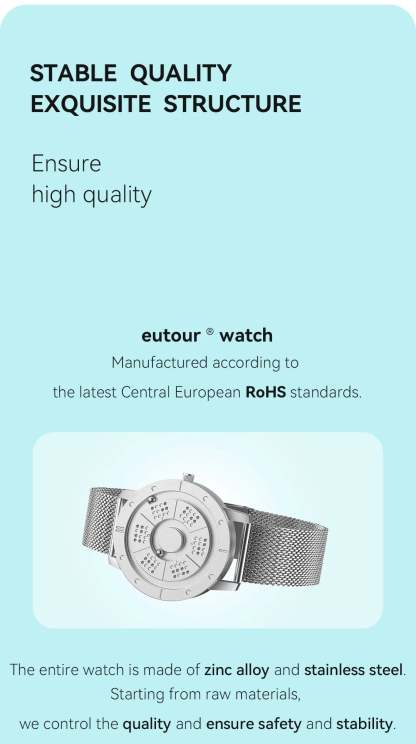EUTOUR 2025 Magnetic Watch