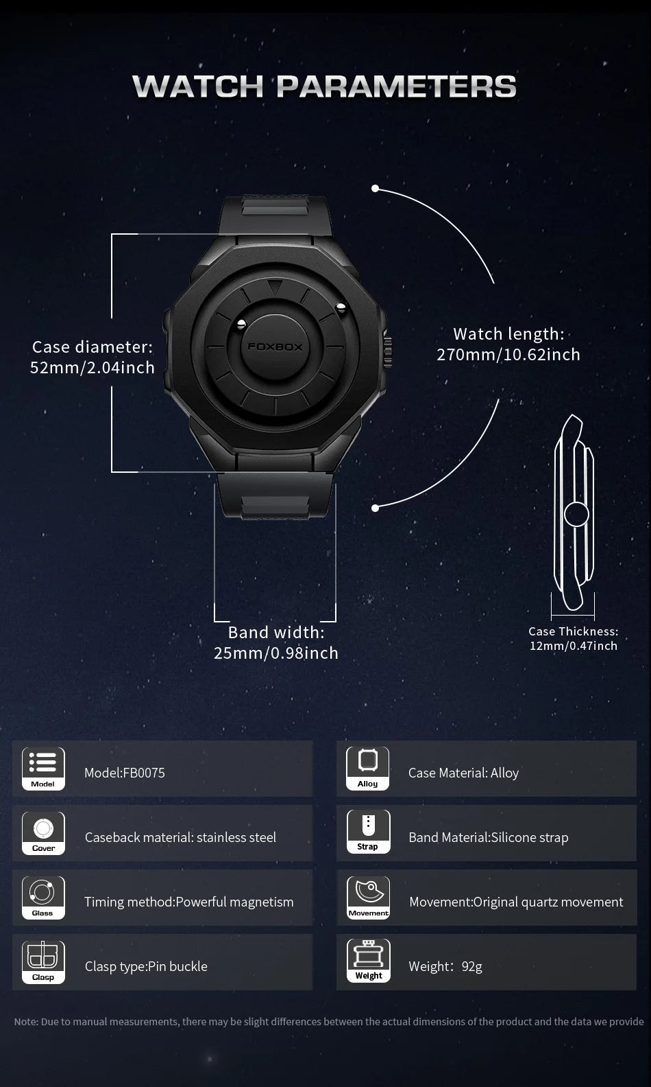 FOXBOX Fashion New Quartz Wristwatches