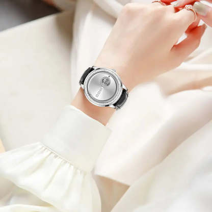 DOM 1759 New Original Factory Magnetic gold Trend Leather Women's Watch