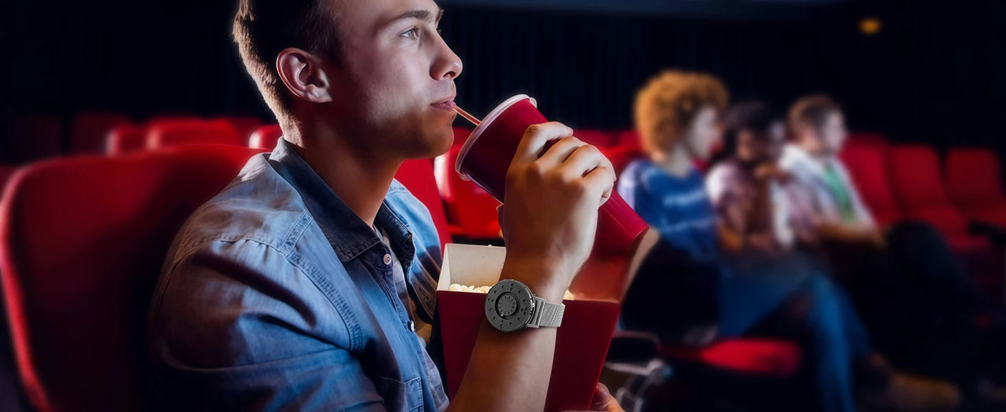 EUTOUR 2025 New Arrival Magnetic Watch Men Digital Wristwatch