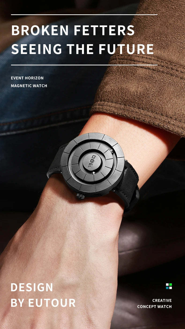 DOM 1753 Creative Design Watches Men Magnetic Watches