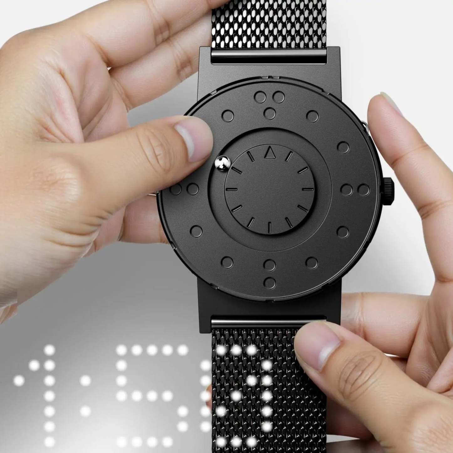 EUTOUR 2025 New Arrival Magnetic Watch Men Digital Wristwatch