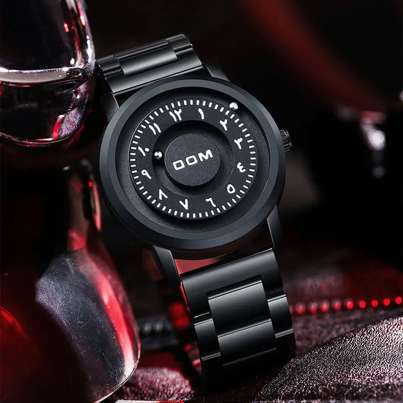DOM 1769 Man Watch Creative Silver Stainless Steel
