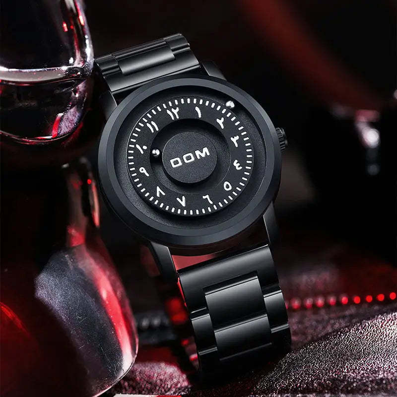 DOM 1769 Man Watch Creative Silver Stainless Steel