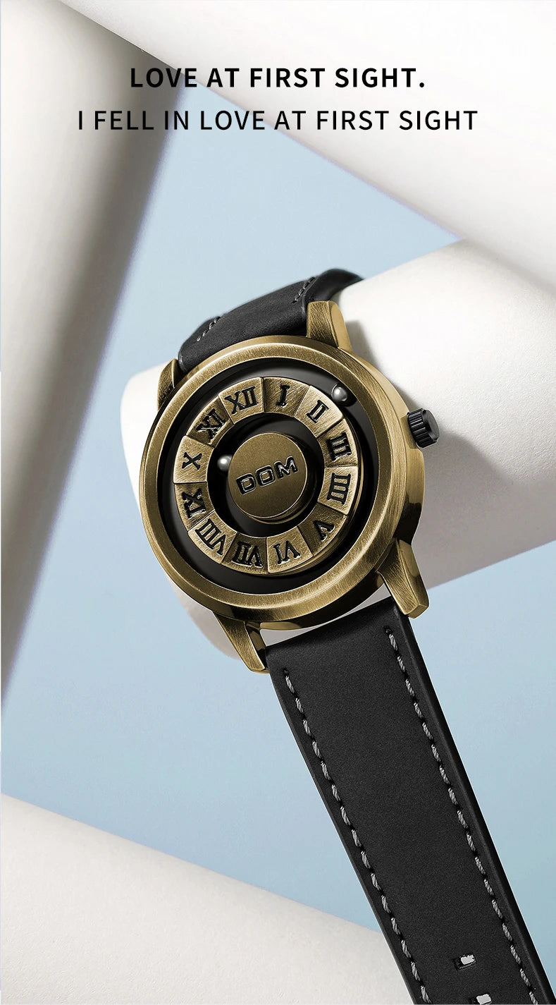 DOM Fashion Cool Magnetic Suspension Watch