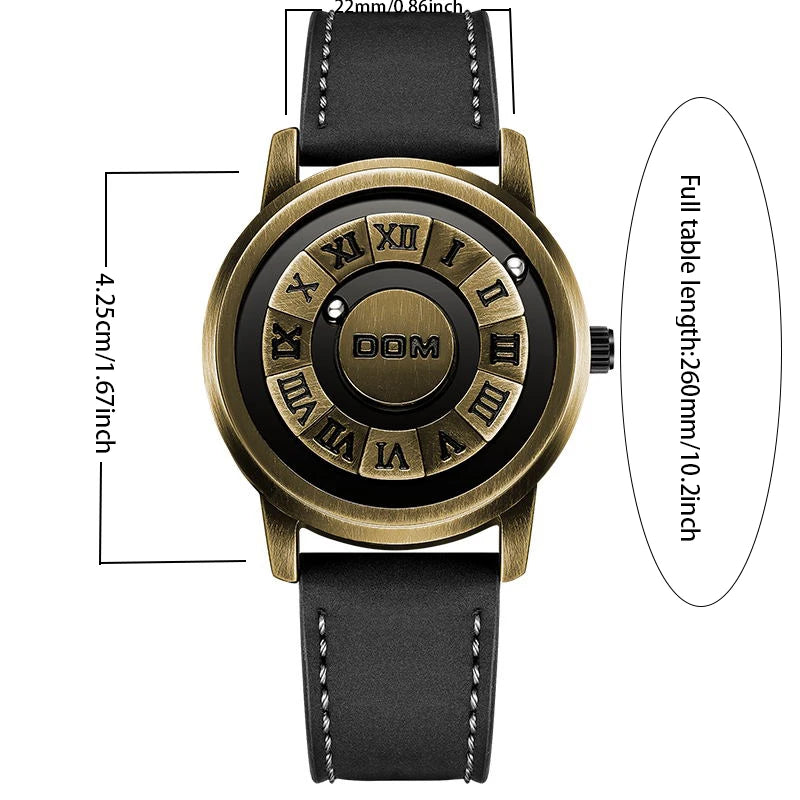 DOM Fashion Cool Magnetic Suspension Watch
