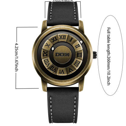DOM Fashion Cool Magnetic Suspension Watch