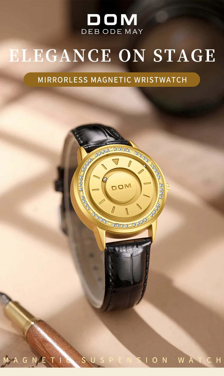 DOM 1758 Top Trend Concept Personality Creative Roller Pointer New Watch