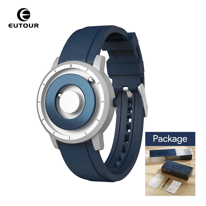 EUTOUR Stardard Quality Magnet Watch Classic 5 ATM Water proof
