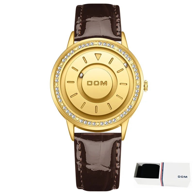 DOM 1758 Top Trend Concept Personality Creative Roller Pointer New Watch