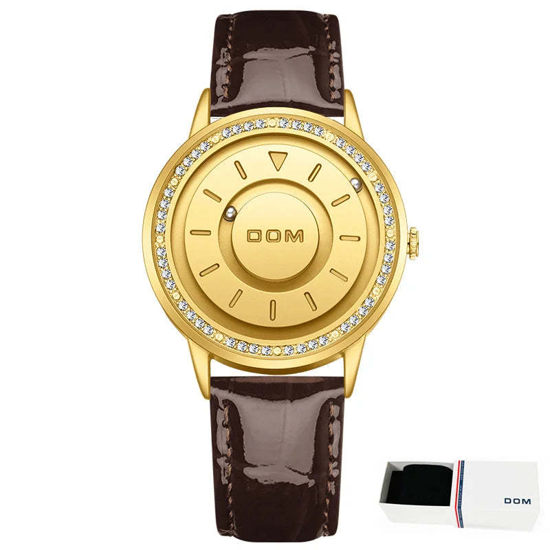 DOM 1758 Top Trend Concept Personality Creative Roller Pointer New Watch