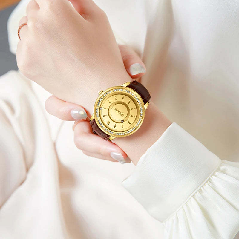 DOM 1758 Top Trend Concept Personality Creative Roller Pointer New Watch