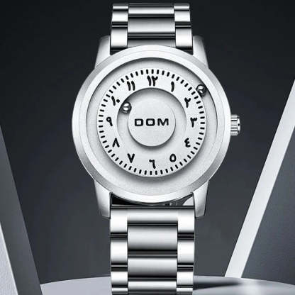 DOM 1769 Man Watch Creative Silver Stainless Steel