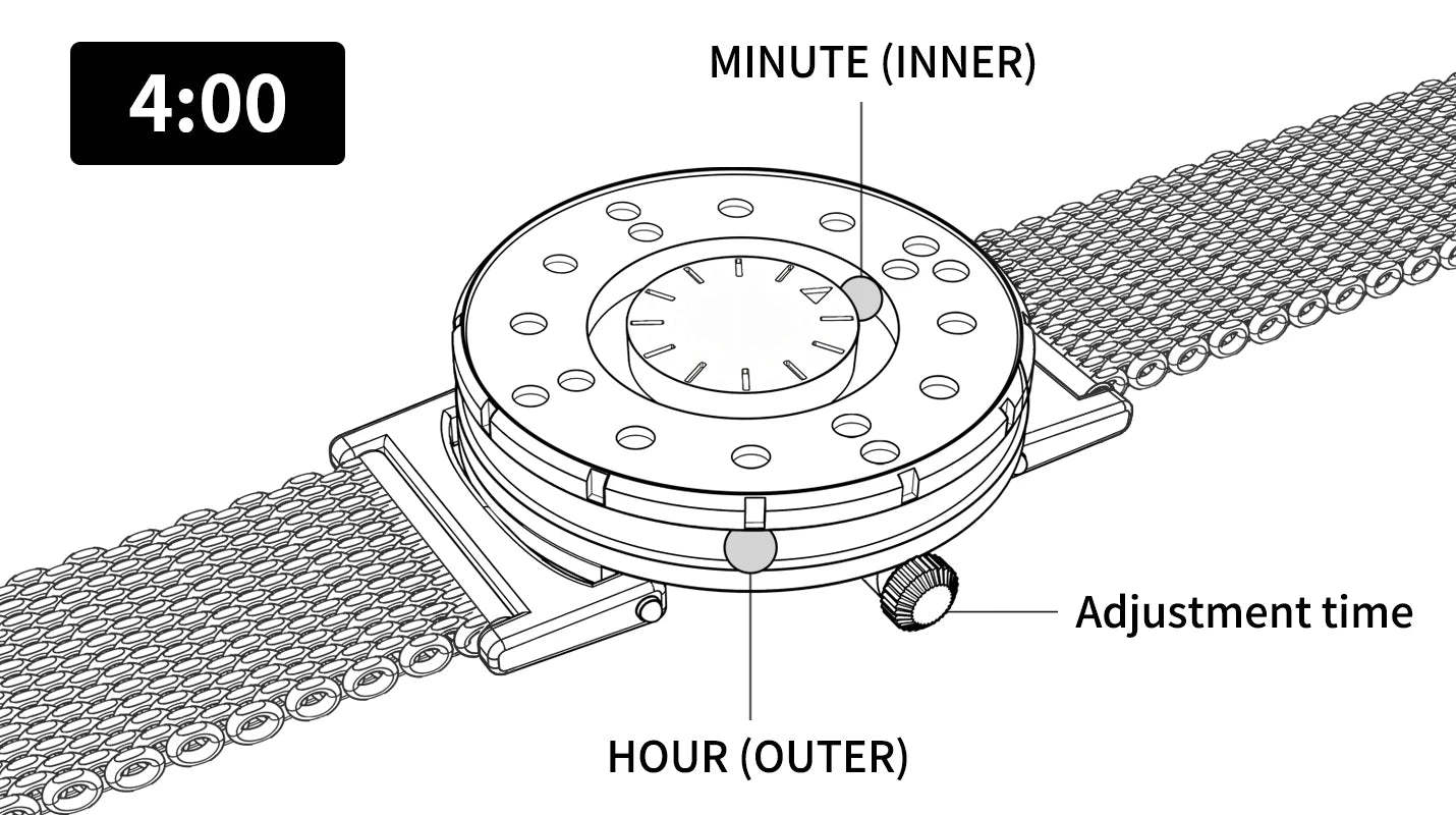 EUTOUR 2025 New Arrival Magnetic Watch Men Digital Wristwatch