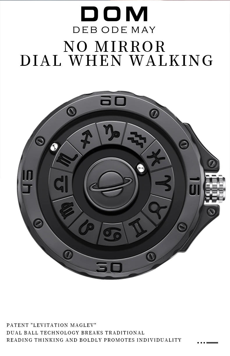 2025 Creative DOM Watch 1733  Magnetic Ball Metal Multinational Watches