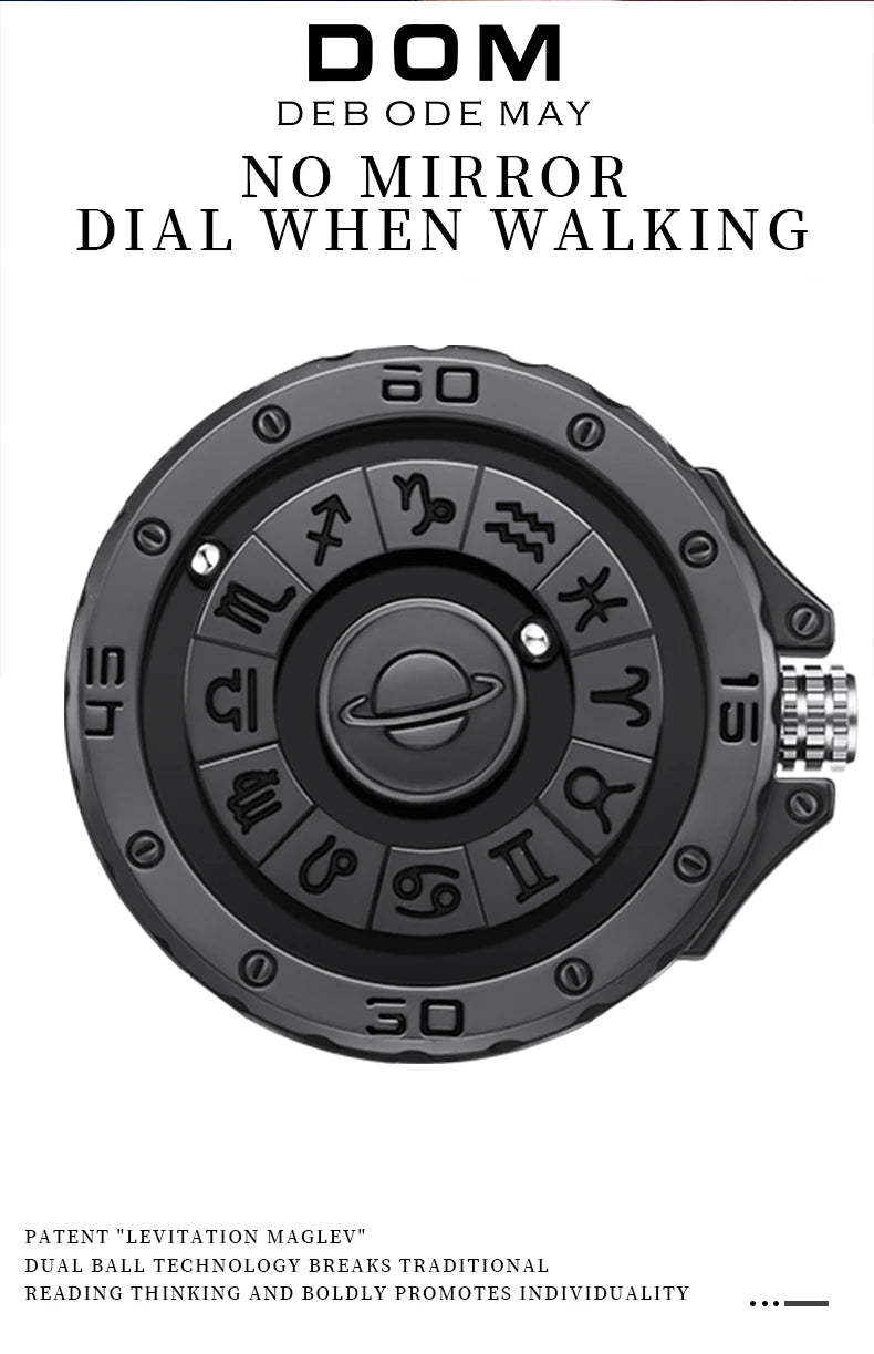 2025 Creative DOM Watch 1733  Magnetic Ball Metal Multinational Watches