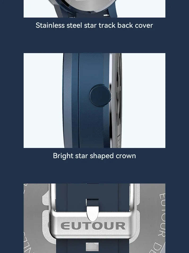 EUTOUR Stardard Quality Magnet Watch Classic 5 ATM Water proof