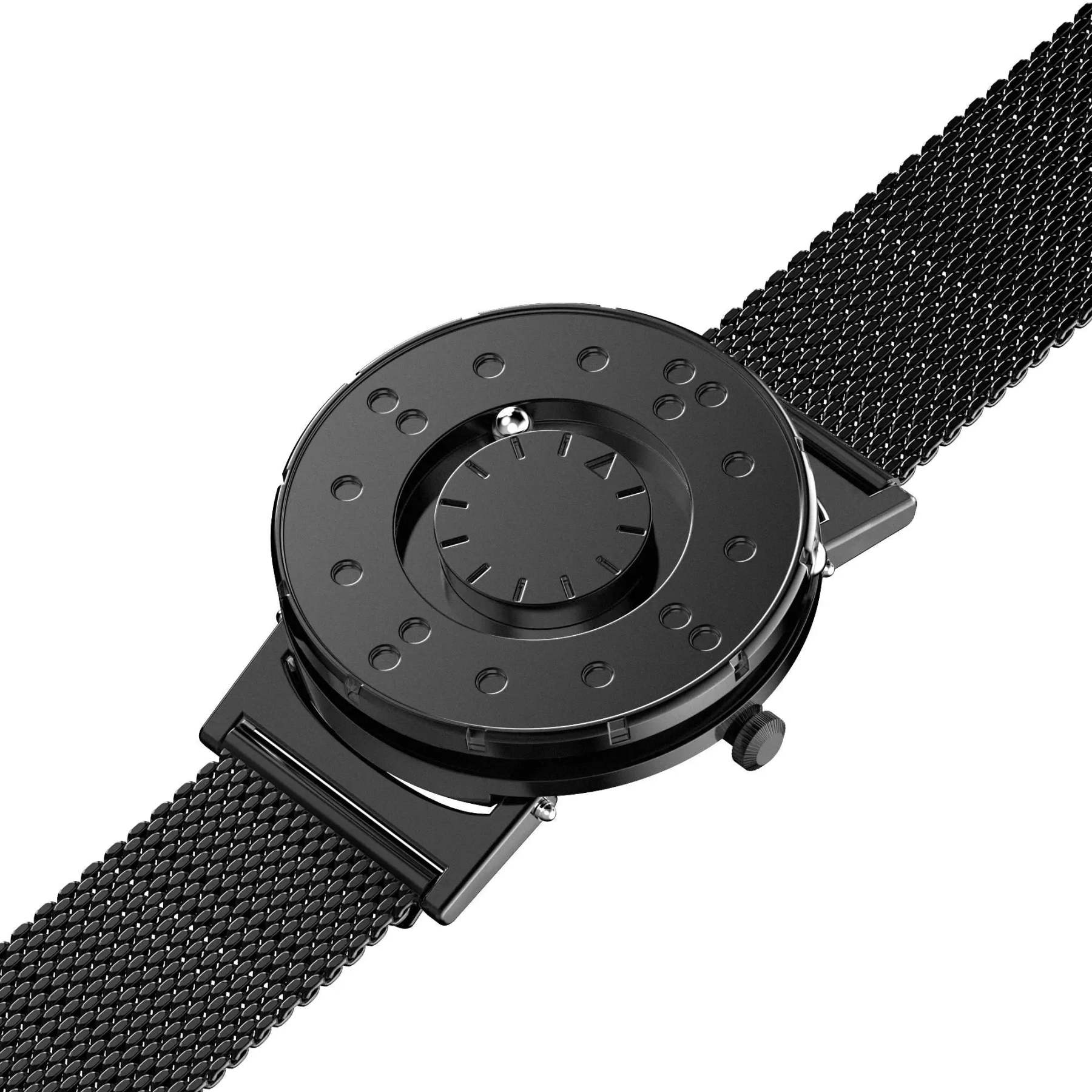 EUTOUR 2025 New Arrival Magnetic Watch Men Digital Wristwatch