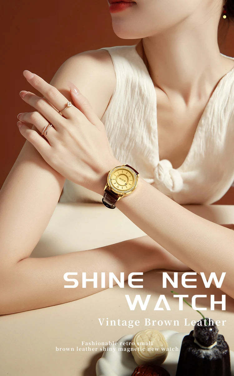 DOM 1758 Top Trend Concept Personality Creative Roller Pointer New Watch