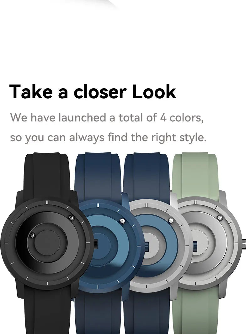 EUTOUR Stardard Quality Magnet Watch Classic 5 ATM Water proof