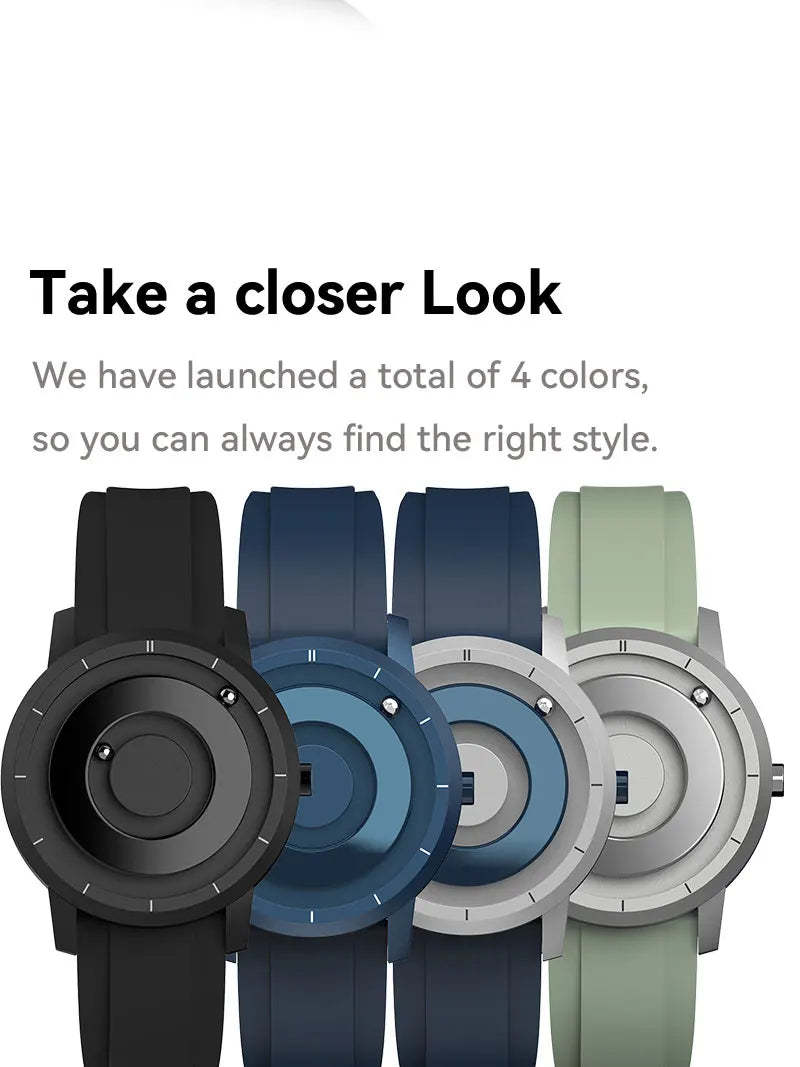 EUTOUR Stardard Quality Magnet Watch Classic 5 ATM Water proof