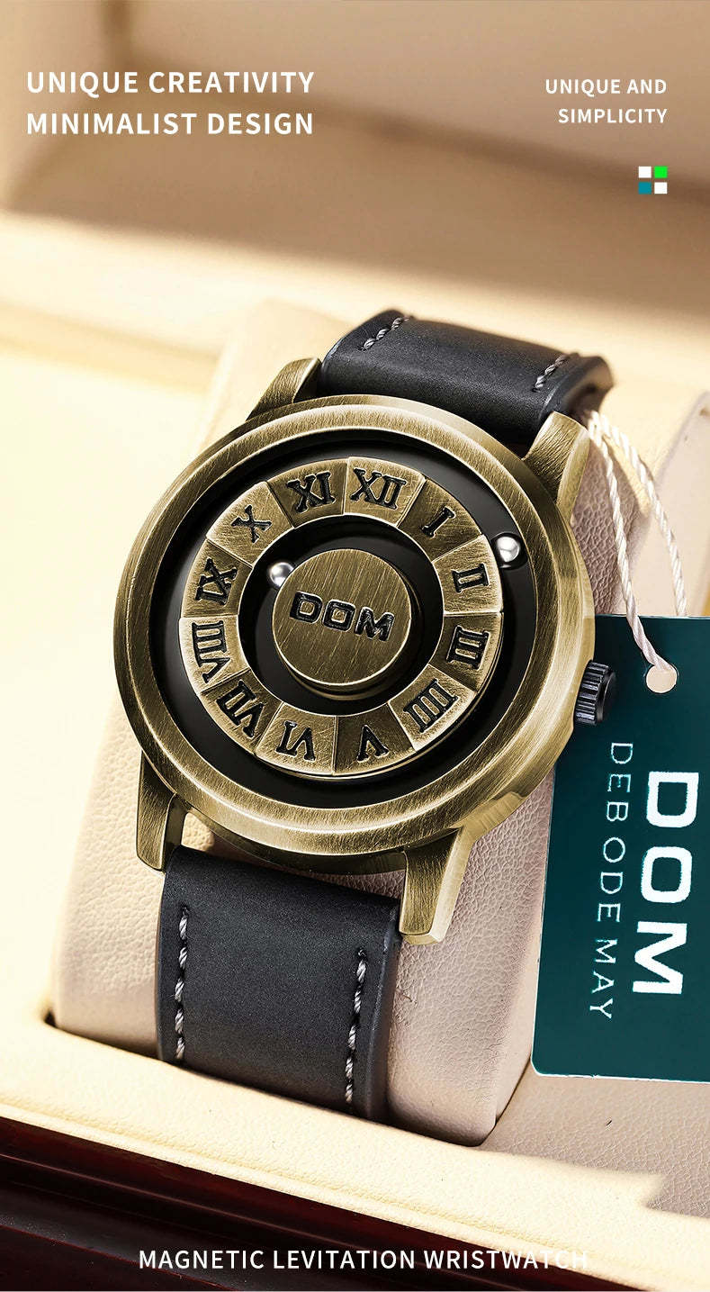 DOM Fashion Cool Magnetic Suspension Watch