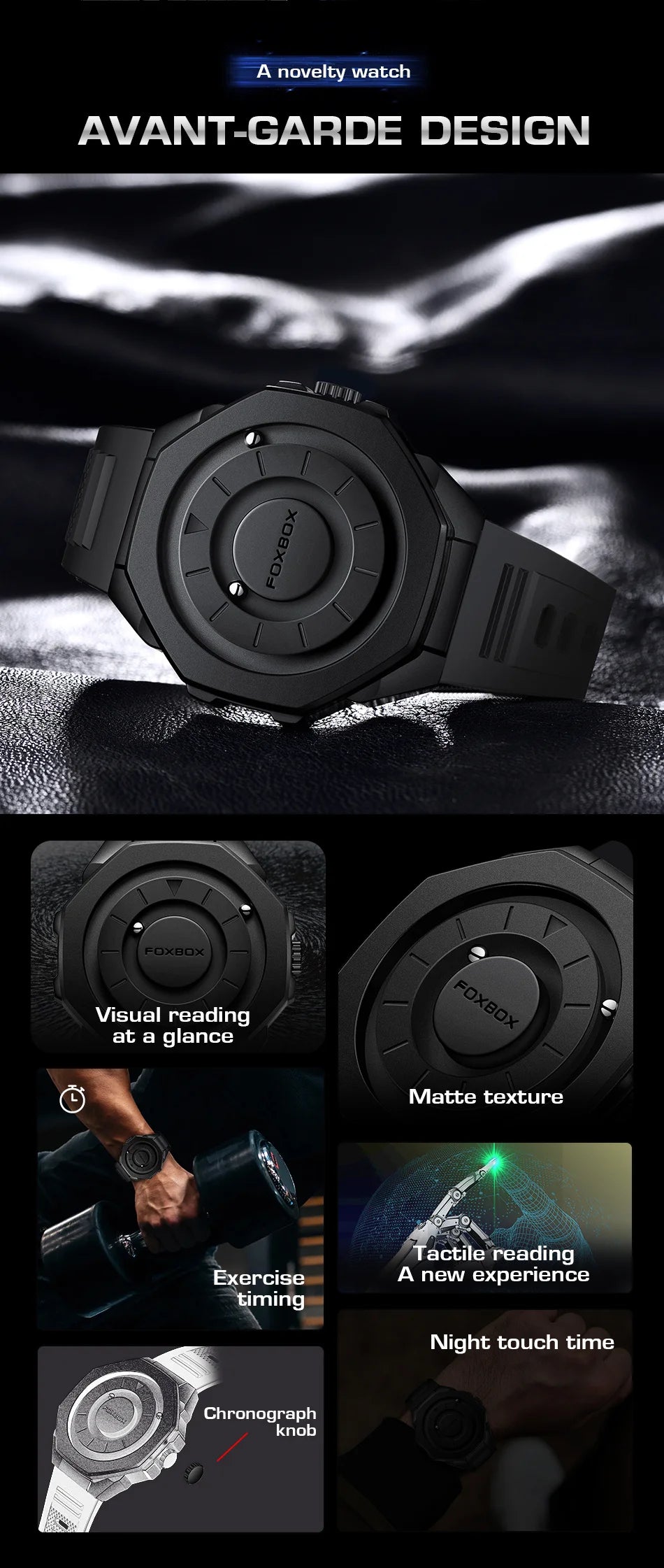 FOXBOX Fashion New Quartz Wristwatches