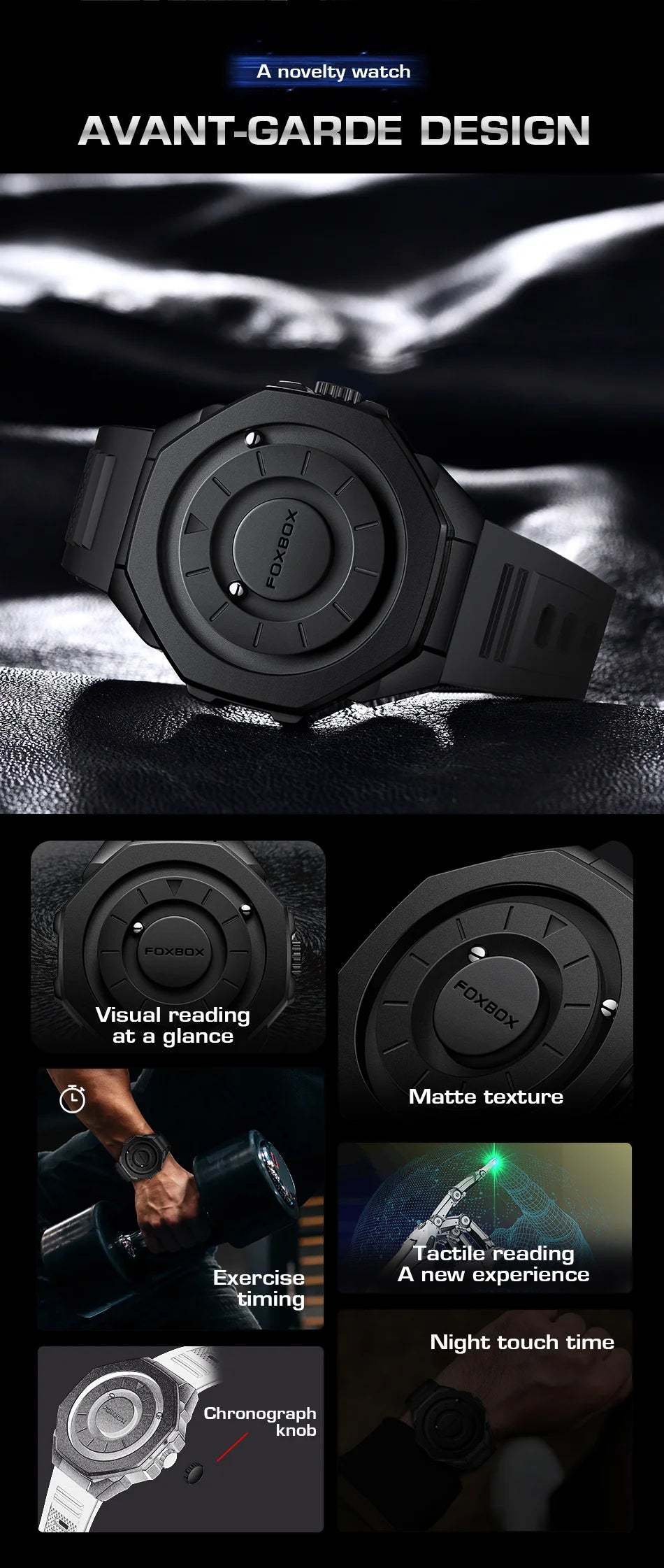 FOXBOX Fashion New Quartz Wristwatches