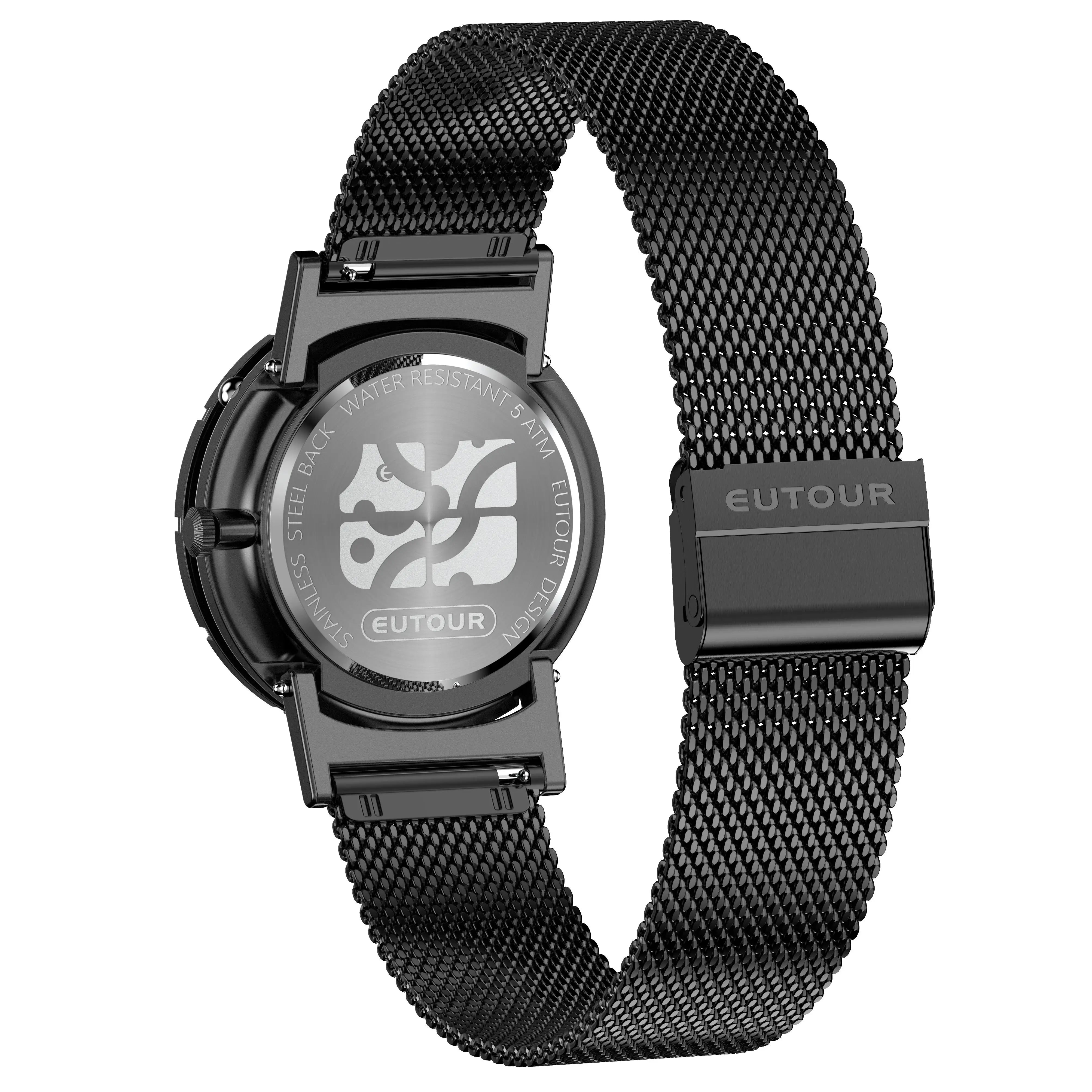 EUTOUR 2025 New Arrival Magnetic Watch Men Digital Wristwatch