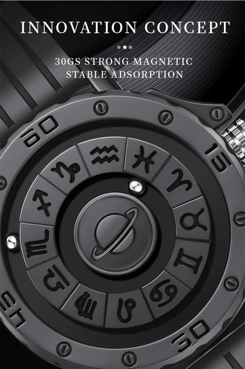 2025 Creative DOM Watch 1733  Magnetic Ball Metal Multinational Watches