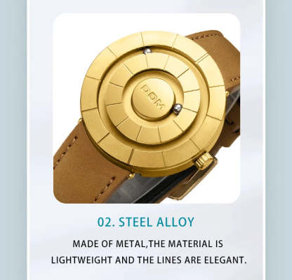 DOM 1753 Creative Design Watches Men Magnetic Watches