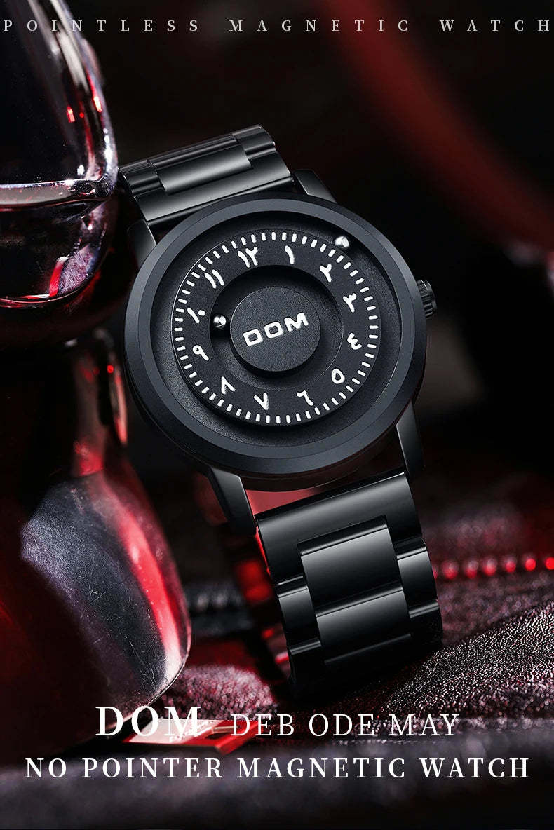 DOM 1769 Man Watch Creative Silver Stainless Steel