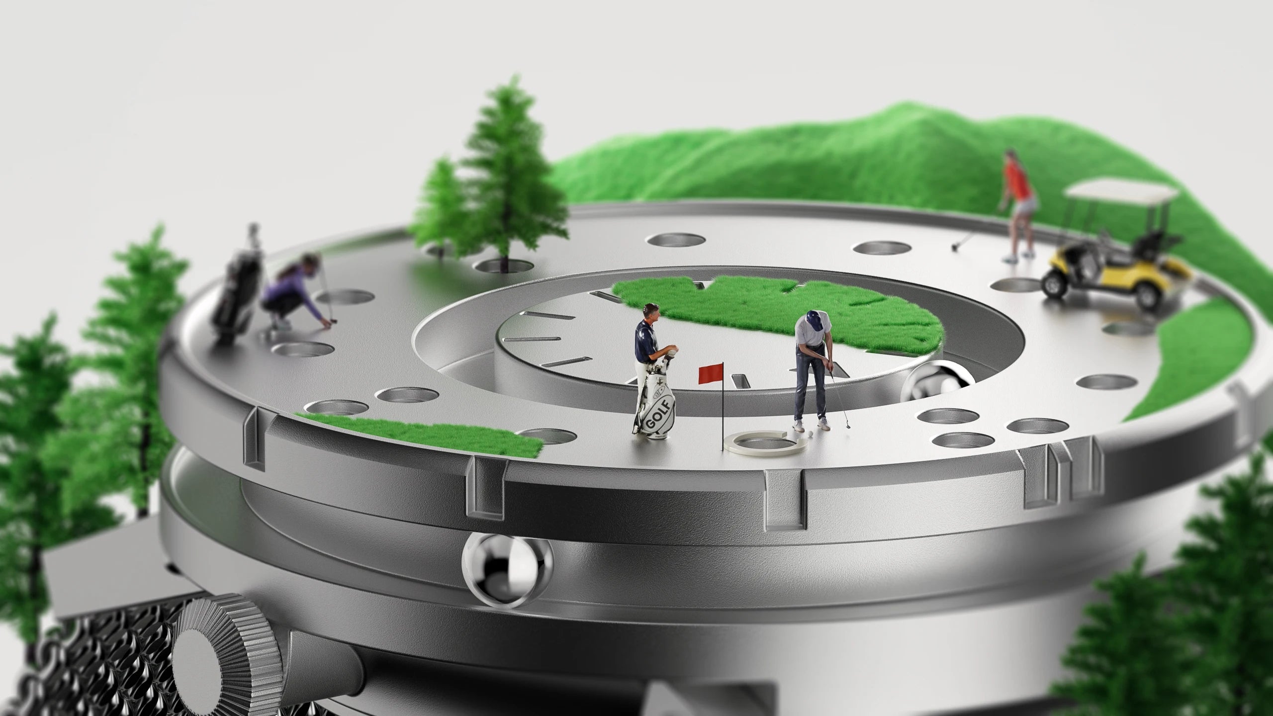 EUTOUR 2025 New Arrival Magnetic Watch Men Digital Wristwatch