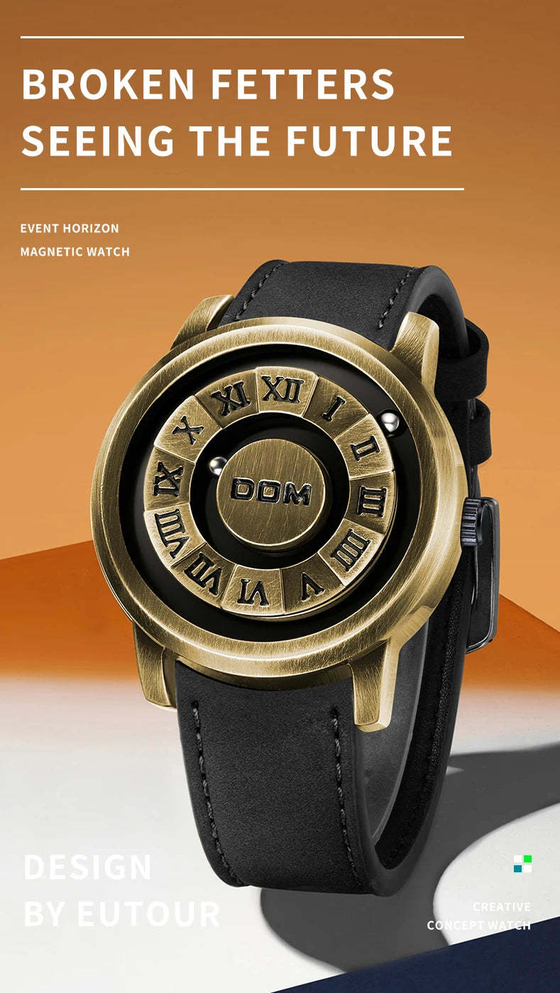 DOM Fashion Cool Magnetic Suspension Watch